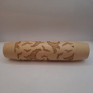 Ghosts Design Rolling Pin Embossing Halloween Cookies Halloween NEW